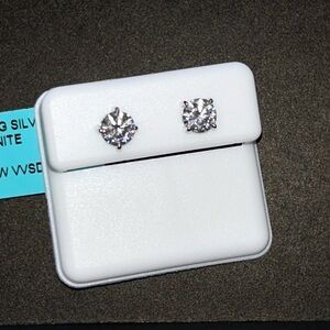 Elegant Silver Stud Earrings